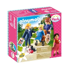 Playmobil 70258: Heidi: Clara con su padre y Señorita Rottenmeier