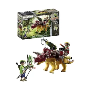 Playmobil 71262 - Triceratops y Soldados (Dino Rise)
