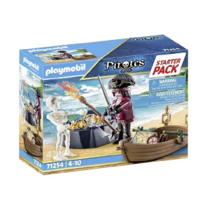 PLAYMOBIL Starter Pack Pirata con Bote de remos 71254