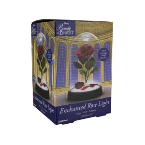 Lámpara de Rosa Encantada de La Bella y la Bestia