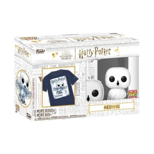 Funko Pop! & Tee: Harry Potter - Hedwig TALLA M