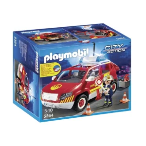 Playmobil 5364 - Coche de Bomberos con Luz y Sonido
