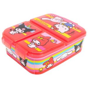 Sandwichera rectangular múltiple Hello Kitty and Friends