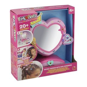 Espejo secreto con brillos para el pelo