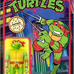 Raphael Teenage Mutant Ninja Turtles Figura Reaction Super7