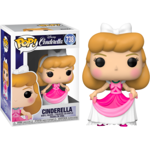 Figura POP Cinderella Cenicienta vestido rosa Disney 738