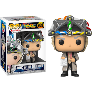 Funko POP Doc Brown with Helmet   Regreso al Futuro 959