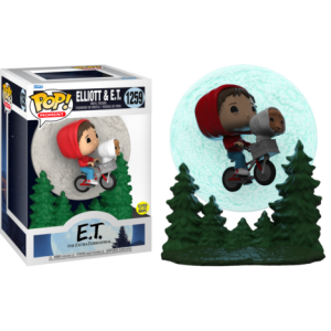 Figura POP ET momento Elliot luna El Extraterrestre Glow in the dark 1259