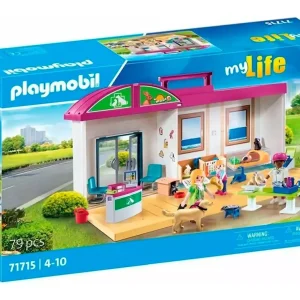 Playmobil 71715 My Life Clínica Veterinaria Maletín