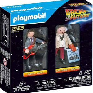 Playmobil 70459 Regreso al futuro Marty McFly y Dr. Emmett Brown Back to the Future