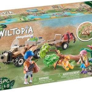 Playmobil 71011 Wiltopia Quad Rescate de Animales